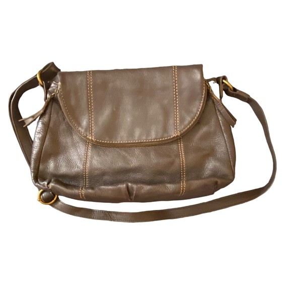 The Sak Bags The Sak Deena Flap Crossbody Pebbled Leather Bag